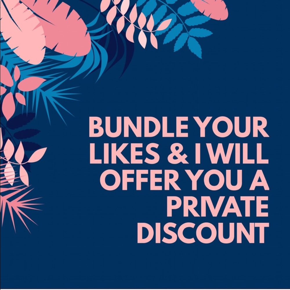 Bundle your likes for a private discount!!